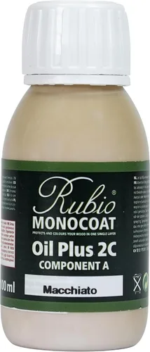 Miniatura 13 de Rubio Monocoat Muestra de Acabado de Aceite para Madera - Puro Aceite Plus Parte A Aceite de Linaza de Secado Rápido y Ecológico para Uso Pure