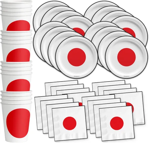 Miniatura 22 de Platos de papel del 4 de julio, juegos de platos desechables del 4 de julio, suministros para fiestas patrióticas de bandera estadounidense, platos