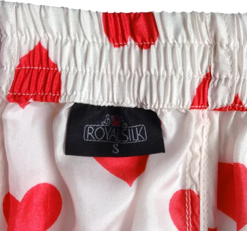 Miniatura 7 de Royal Silk White Silk Heart Boxers 2.0 Love You Valentine Special - Men's - 100% Silk