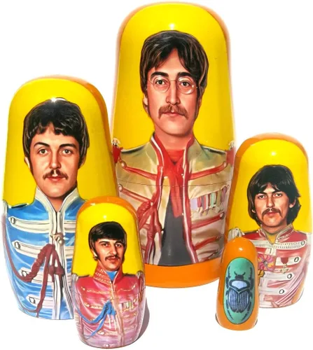 Miniatura 2 de Beatles SGT. Pepper's - Muñecas anidadas apilables en muñeca Matryoshka Set de 5.75 pulgadas de alto