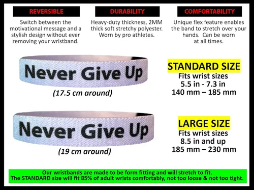 Miniatura 4 de We Keep You Motivated Pulsera motivacional e inspiradora Pulsera elástica reversible de afirmaciones positivas edificantes Encouragement Focus