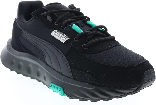 Miniatura 4 de PUMA Hombres Mapf1 Wild Rider Lace Up Sneakers Zapatos Casual - Off White