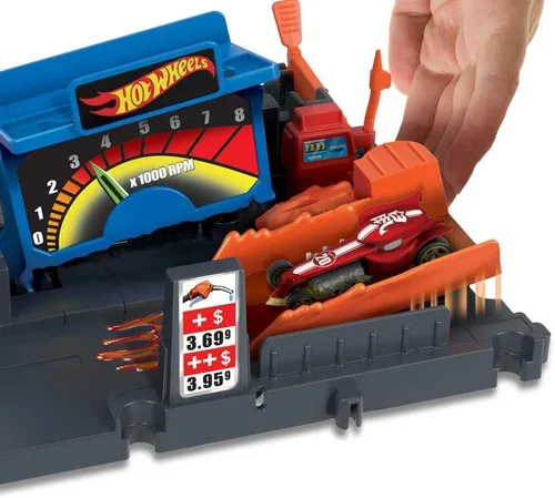 Miniatura 4 de Hot Wheels Estación de cambio de gasolinera Essence Tankstelle