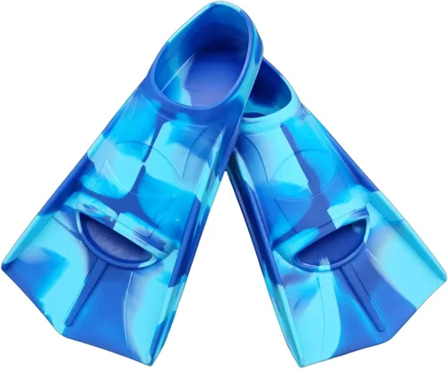 Gugmoy Kids Swim Fins,Comfortable Silicone Flippers for Swimming and Diving,Size Suitable Beginners Kids Girls Boys Adults