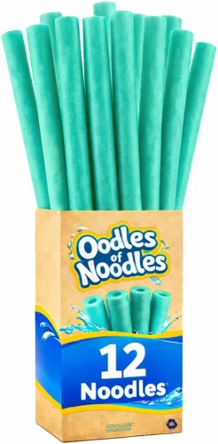 Miniatura 20 de Oodles of Noodles Fideos de espuma de arcoíris de lujo para piscina - Paquete de 12 - Aproximadamente 122 cm x 6.4 cm Tubos de espuma multiusos