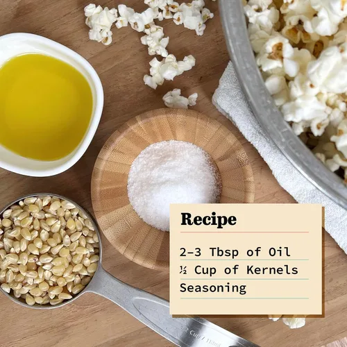 Miniatura 5 de Granos de palomitas de maíz blancos orgánicos de 6 libras, sin OMG, sin sodio, sin pesticidas, sin sal, a base de plantas, sin azúcar, palomitas