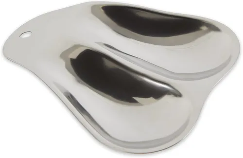 Miniatura 5 de RSVP Stainless Steel Double Spoon Rest. 7