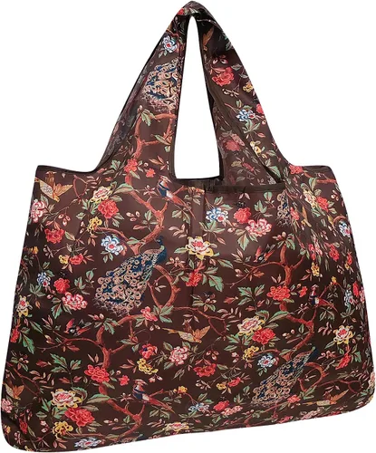 Miniatura 16 de allydrew - Bolsas grandes plegables de nailon reutilizables para comestibles, Conchas marinas Seashells