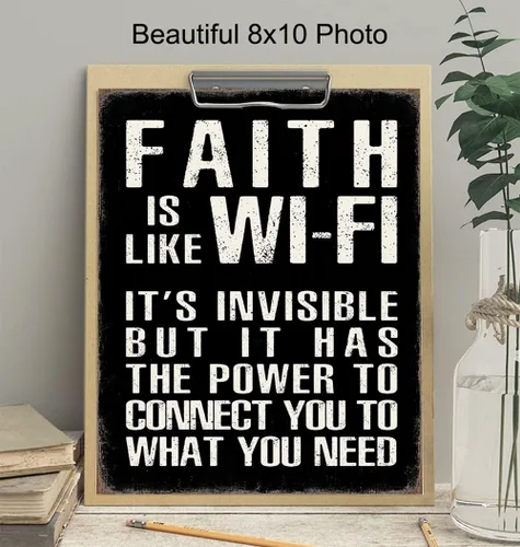 Miniatura 4 de Decoración de Pared Religiosa Espiritual Inspiradora - Arte de Pared Cristiano - Regalos Católicos para Hombres, Cueva del Hombre - Decoración