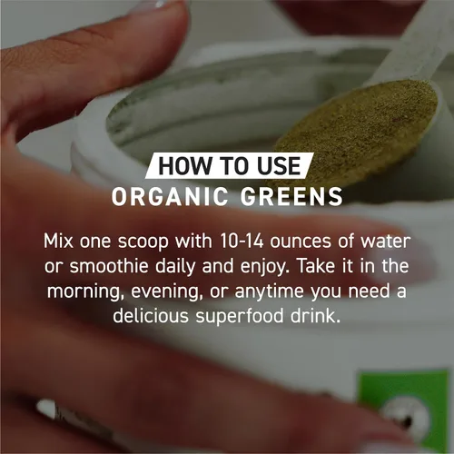 Miniatura 7 de Kaged Polvo de verduras orgánicas Manzana y canela Outlive 100 superalimentos y verduras en polvo Vinagre de sidra de manzana, superverdes