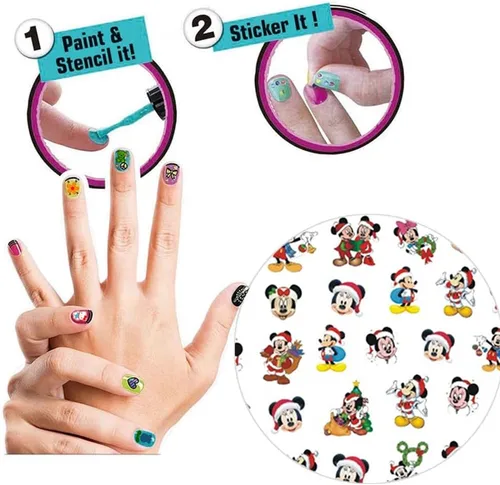Miniatura 6 de 4 bonitas calcomanías de uñas de dibujos animados autoadhesivos 3D, suministros de decoración de uñas de Navidad, calcomanías de uñas Kawaii