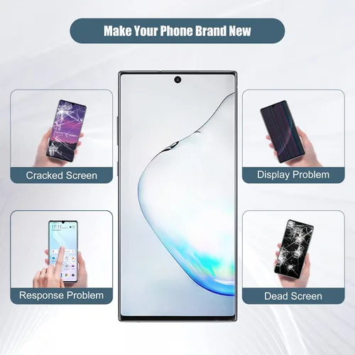 Miniatura 5 de Pantalla TFT compatible con Samsung Galaxy Note10+ Note 10 Plus SM-N975U SM-N975F/DS 6.8 pulgadas, pantalla táctil LCD con herramientas de huellas