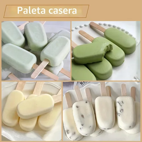 Miniatura 3 de KTOJOY 100 piezas de palos de madera jumbo para manualidades, palos de polo de 15,2 cm de largo x 1,9 cm de ancho, para helados, pop ice y golosinas