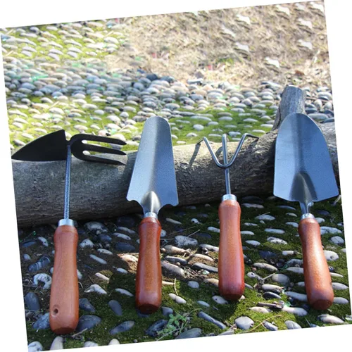 Miniatura 8 de 1Set Garden Tool Durable Handheld Shovels for Digging Troweling Raking for Home Gardening Camping and Outdoor Activities