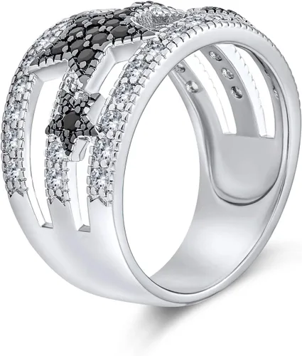 Miniatura 2 de Bling Jewelry - Anillo para mujer, chapado en plata
