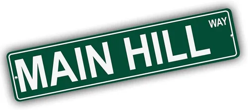 Miniatura 105 de Ohio Mountains Pick Your Mountain Compatible/repuesto para Acme Hill United States Mountain aluminio metal metal metal estilo letrero de calle