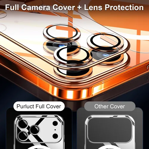 Miniatura 3 de Funda magnética delgada diseñada para iPhone 17 Pro Max [Compatible con MagSafe], funda con acabado fino, de piel, con respaldo duro
