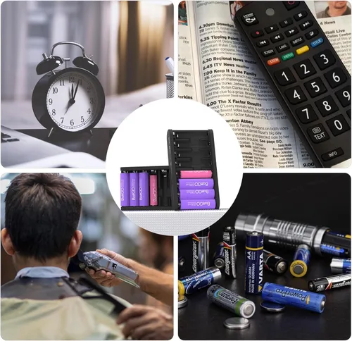 Miniatura 8 de ISDT Cargador de batería A8 Air para el hogar, 8 bahías AA AAA cargador de batería inteligente Max 27W, carga rápida para Nimh NiCd LiHv Life 1.2V