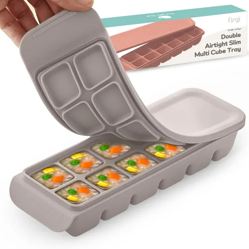 Miniatura 29 de Bandeja de silicona para congelador con tapa, 100% silicona platino de grado alimenticio, resistencia a fugas y apta para lavavajillas para 4