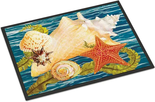 Miniatura 32 de Caroline's Treasures PRS4045MAT - Tapete para puerta delantera, 18 x 27 pulgadas, para interiores y exteriores, para entrada, antideslizante