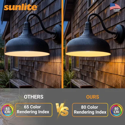 Miniatura 4 de Sunlite 81315-SU - Lámpara LED de cuello de cisne rústica, 30 vatios, 120 voltios, regulable, 700 lúmenes, vida útil de 50,000 horas, exterior