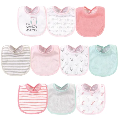 Miniatura 6 de Hudson Baby - Baberos unisex de algodón y poliéster, talla única