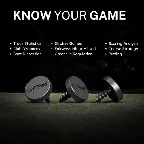 Miniatura 6 de Sistema de análisis de juego y seguimiento en tiempo real de golf, Golf Tags, Negro, Negro