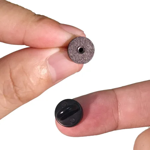 Miniatura 3 de Parte trasera de pasador de solapa – Parte trasera de pasador de embrague de mariposa en goma de PVC para reemplazo uniforme de insignia