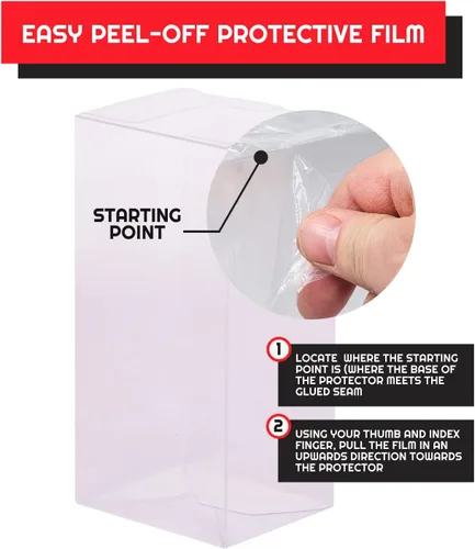 Miniatura 6 de EVORETRO Funko - Estuche protector de plástico para llavero Funko Pocket Pop de tamaño estándar, paquete de 10 unidades, grueso, transparente, caja
