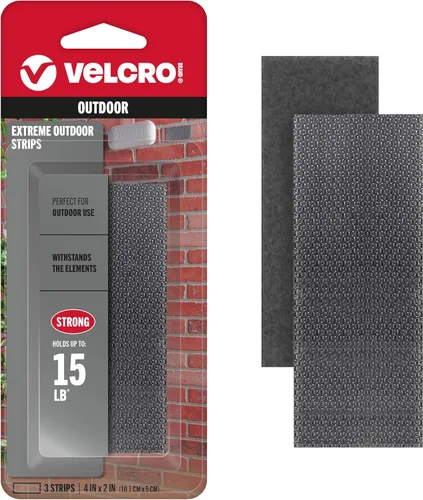 VELCRO Brand Sujetadores de resistencia industrial | Condiciones climáticas extremas al aire libre | Resistencia resistente que soporta hasta 15