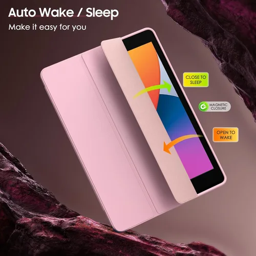 Miniatura 6 de Funda MoKo para iPad de 9ª Generación 2021 / iPad de 8ª Generación 2020 / iPad de 7ª Generación 2019 con Soporte para Lápiz, Funda para iPad 10.2