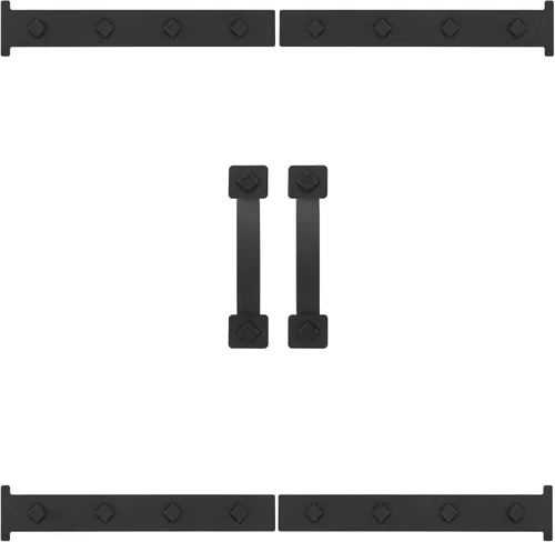 Miniatura 7 de HILLMASTER Accesorios decorativos magnéticos para puerta de garaje, 6 piezas de imanes rectangulares para puerta de garaje, acentos para puerta