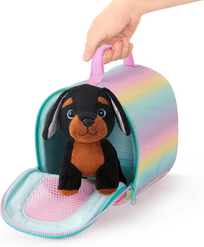 Miniatura 8 de Glitter Girls Accesorios para muñecas de 14 pulgadas - Perro de peluche y transportador - Accesorios para muñecas - Teckel Puppy 3+ años - Juego