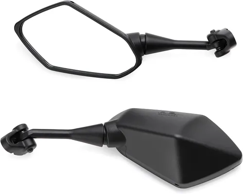 Miniatura 8 de Mokuo Espejo retrovisor para motocicleta en material de vidrio HD Compatible con Honda CBR600 CBR250 CBR300 CBR500 Ninja 250R Suzuki GSXR 750