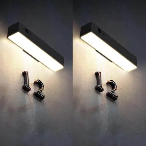 Miniatura 9 de Luces solares para exteriores, luz solar con sensor de movimiento para letrero de casa, IP44 impermeable 1000LM 4000K estilo moderno de lujo sin