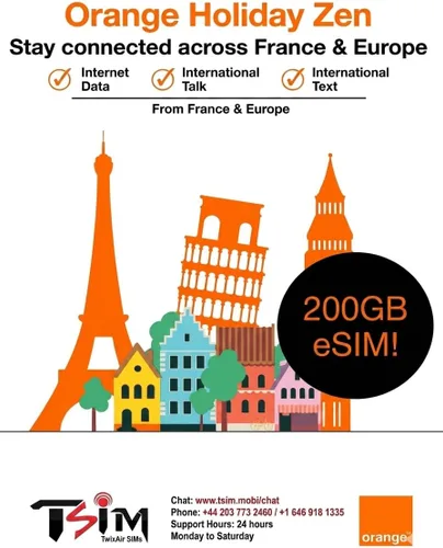 Miniatura 6 de Europe eSIM 30 Days 20GB + Unlimited Local Calls + 30 Min Call Home eSIM Available in 24 Hours 48 Countries 5G Data + Hotspot