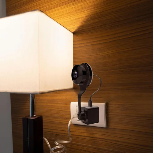 Miniatura 5 de Marsrut Cargador USB Nest Camera Plug Mount: 360 rótula ajustable de pared de toma de corriente alterna soporte para cámara interior, sin cables ni