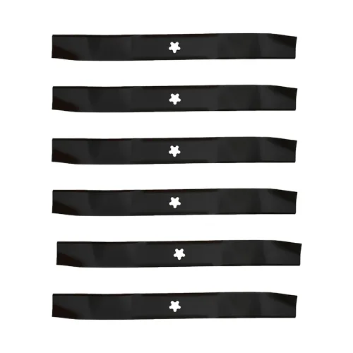 RAParts x6 cuchillas de cortacésped Oregon de 42 pulgadas para 134149 138971 138498 127843 se adapta a Craftsman AYP se adapta a Husqvarna