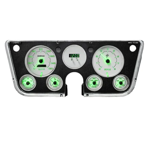 Miniatura 6 de Intellitronix Panel de calibre analógico para camioneta Chevy C10 1967-1972 – Actualización del grupo de instrumentos de tablero Velocímetro, Azul