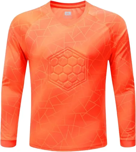 TiaoBug Camiseta de portero de gladiador para niños, camiseta de portero acolchada para fútbol, uniformes de entrenamiento de equipo deportivo