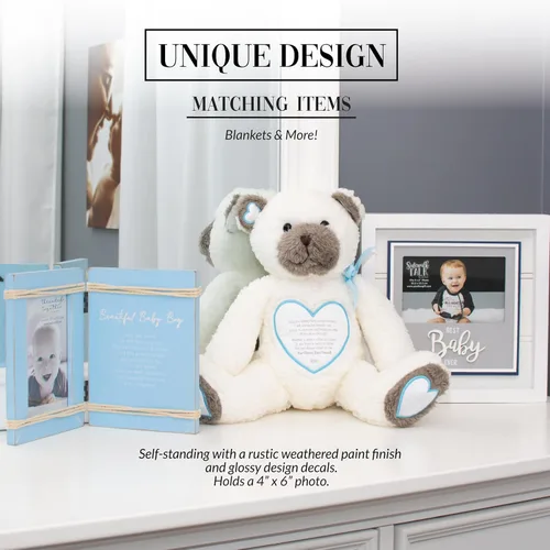 Miniatura 4 de Pavilion Gift Company - Baby Boy - Marco de fotos vertical de 4 x 6 pulgadas para baby shower, regalo para decoración de guardería, regalo