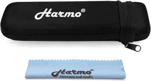 Miniatura 7 de Harmo nica Case Chromatic Harmonica - Funda negra con cremallera (10 agujeros diatónicos)