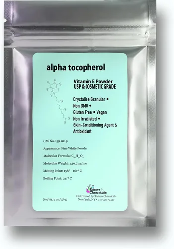 Miniatura 9 de Polvo de vitamina E (1 onza/0.99 oz) de acetato de alfa tocoferilo para el cuidado de la piel DIY grado cosmético 700 UI acetato en polvo