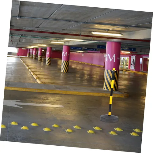 Miniatura 5 de Housoutil Puesto de tráfico Conos Tráfico Delineador Postes Lote de Construcción Marcador de carretera Calle Puntal de seguridad Precaución Barrera