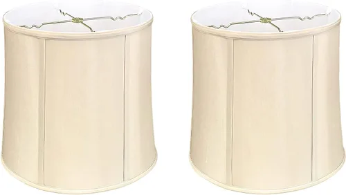 Miniatura 20 de Royal Designs, Inc. BSO-719-10BG pantalla para lámpara resistente básica con forma de tambo, 9 x 10 x 10 pulgadas, Beige