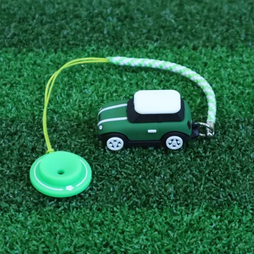 Miniatura 3 de 3D OM Percha para camisetas de golf, mini silicona con anillo guía, elegante y adorable (verde)