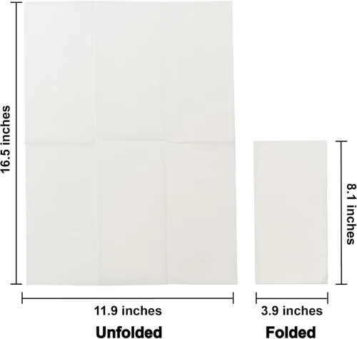 Miniatura 7 de Servilletas de lino similares a la tela, 200 servilletas desechables elegantes para baño de invitados, fiestas y eventos, servilletas de cena suaves