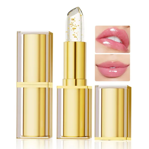 Miniatura 14 de Lápiz labial que cambia de color, Bálsamo labial mágico que cambia de color (Negro a Rojo ladrillo), Lápiz labial hidratante natural Labiales