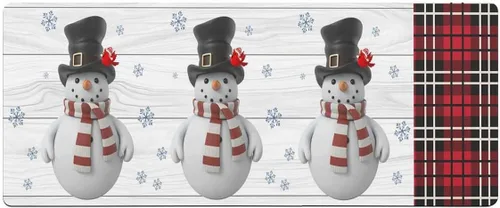Miniatura 7 de Tapete de baño de Navidad para bañera, antideslizante, de secado rápido y absorbente, tierra de diatomeas, fregadero, dormitorio, cocina, lavable