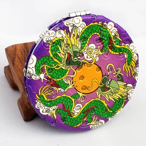 Miniatura 2 de Espejo lateral doble Feng Shui Lucky Mirror Dragones dobles